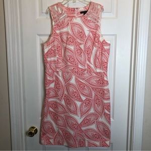 Banana Republic Paisley Print Sleeveless Dress   Size 14